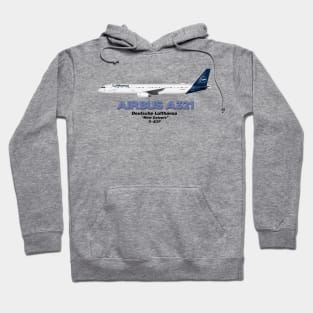 Airbus A321 - Deutsche Lufthansa "New Colours" Hoodie